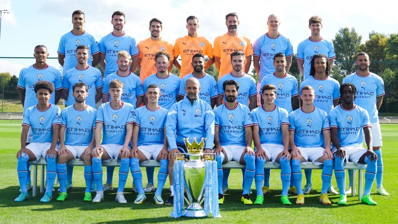 Jugadores de manchester city