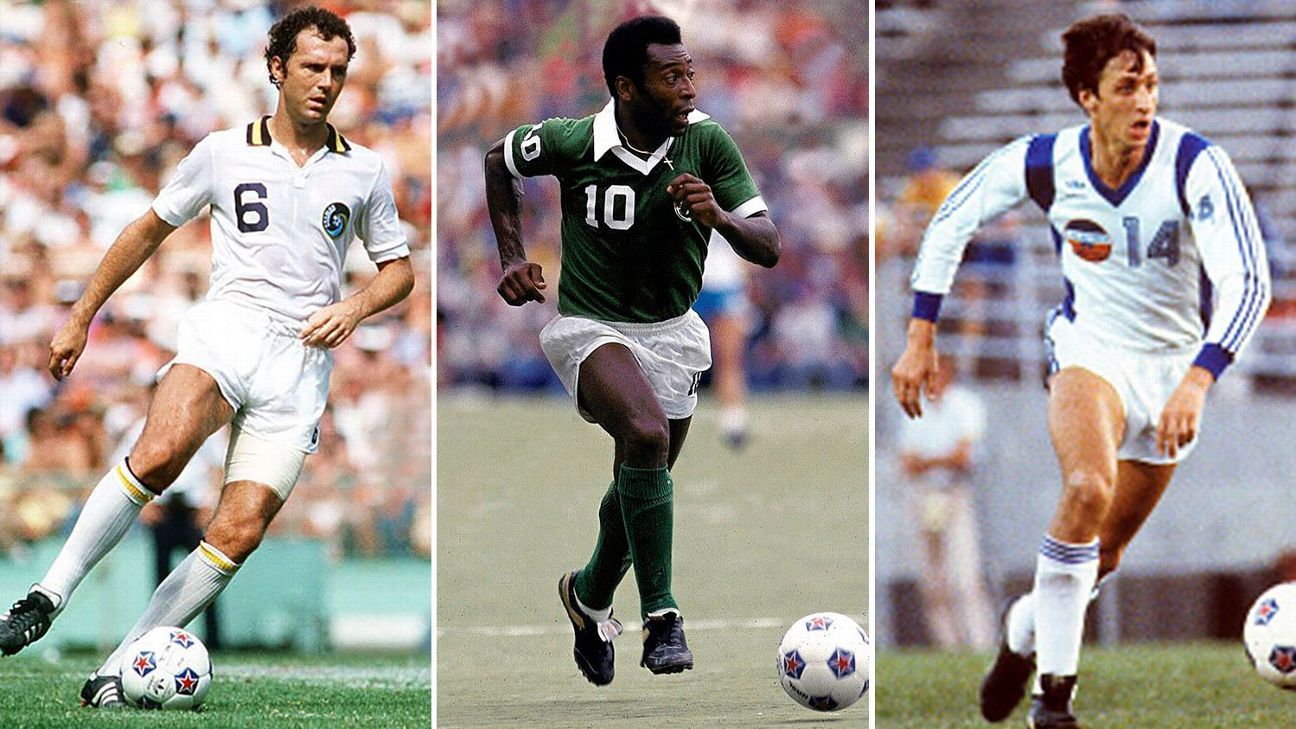 Di Stéfano, Cruyff, Maradona y Pelé, los cuatro Grandes ya