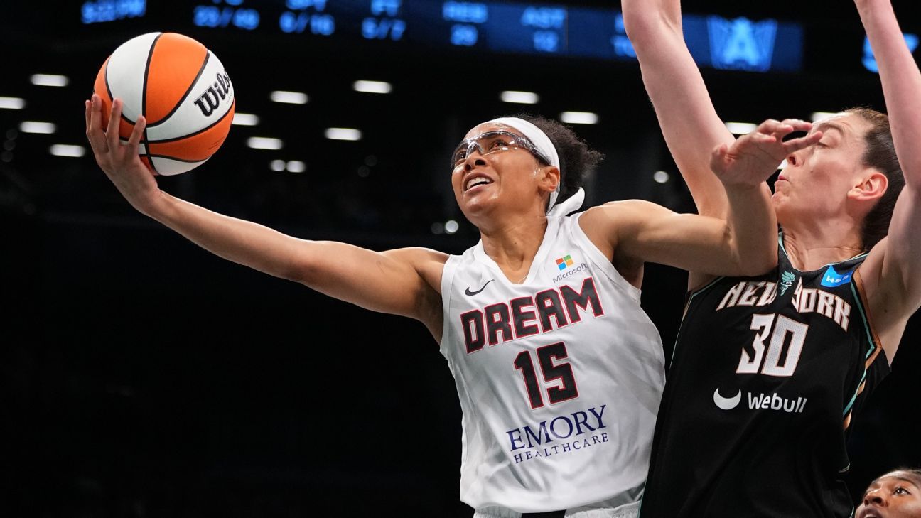 WNBA Power Rankings: Atlanta grimpe au n ° 5 en une semaine sens dessus dessous