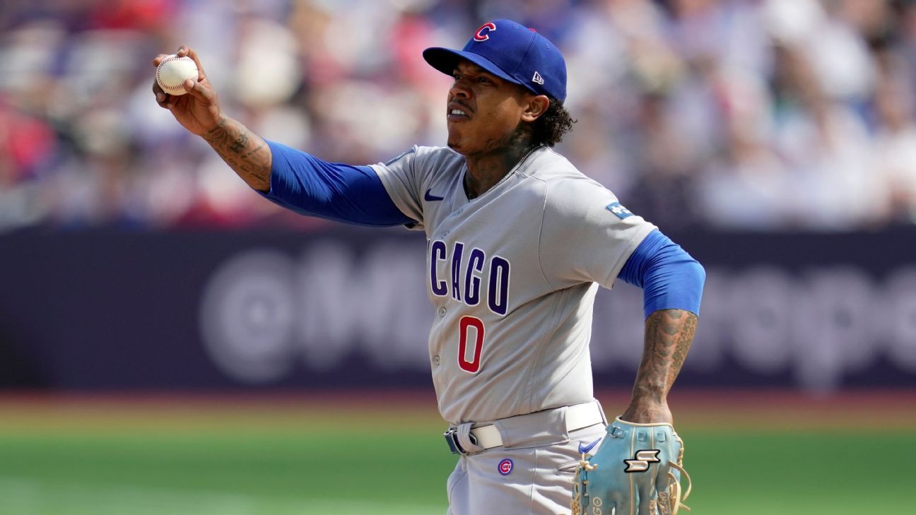 Cubs starter Marcus Stroman leaves London game with blister on finger - NBC  Sports