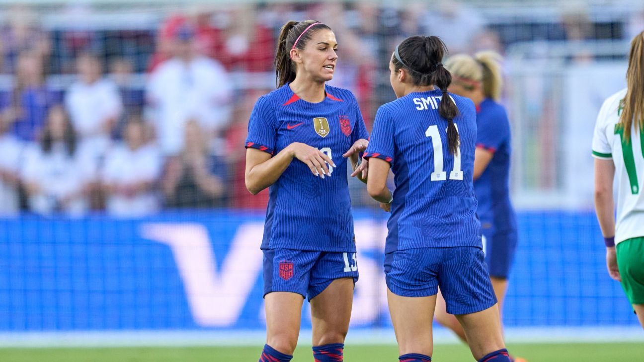 Who can back USWNT striker Alex Morgan at Women's World Cup? - ESPN