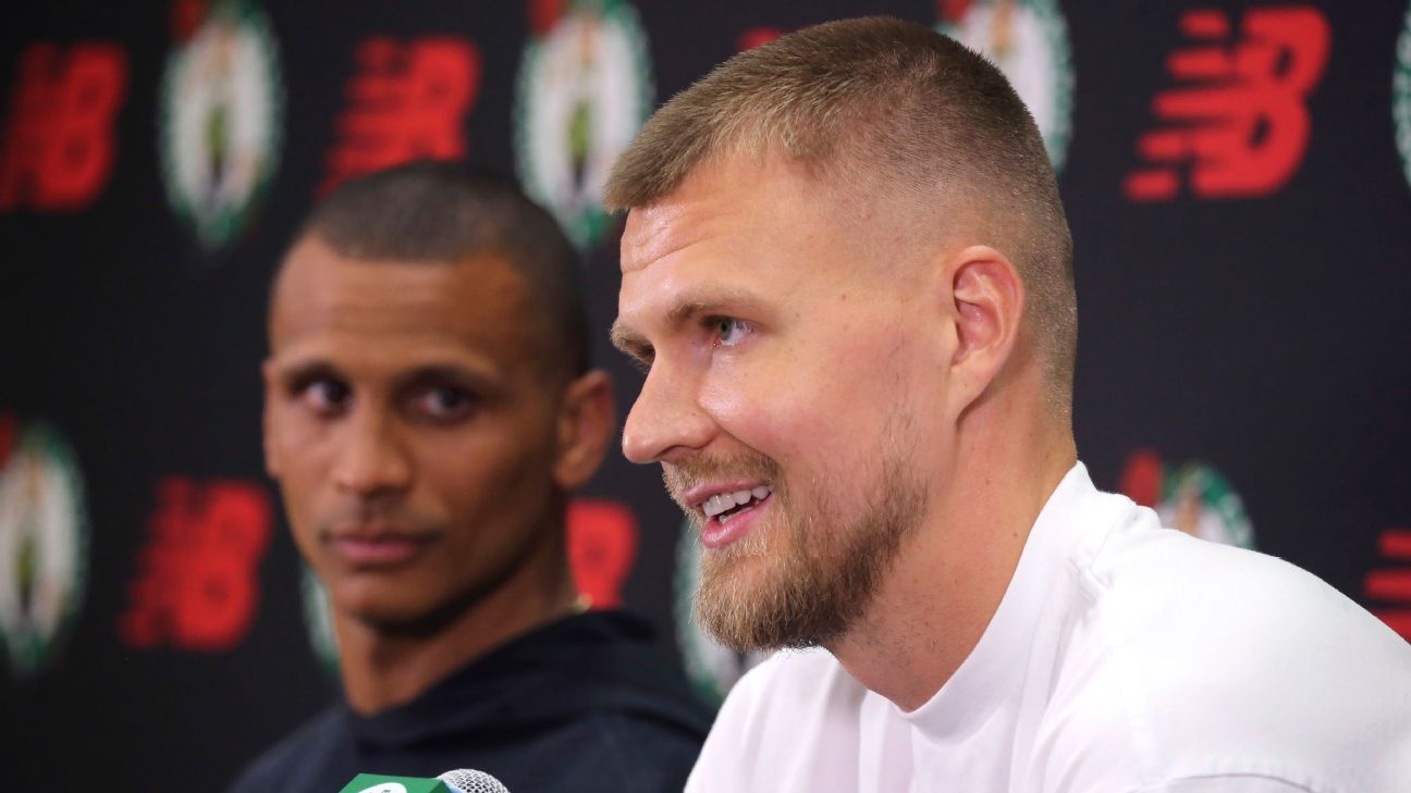 Kristaps Porzingis hopes to be a perfect fit for the Celtics: 'I'm going to  do everything I can to help this team.' - The Boston Globe