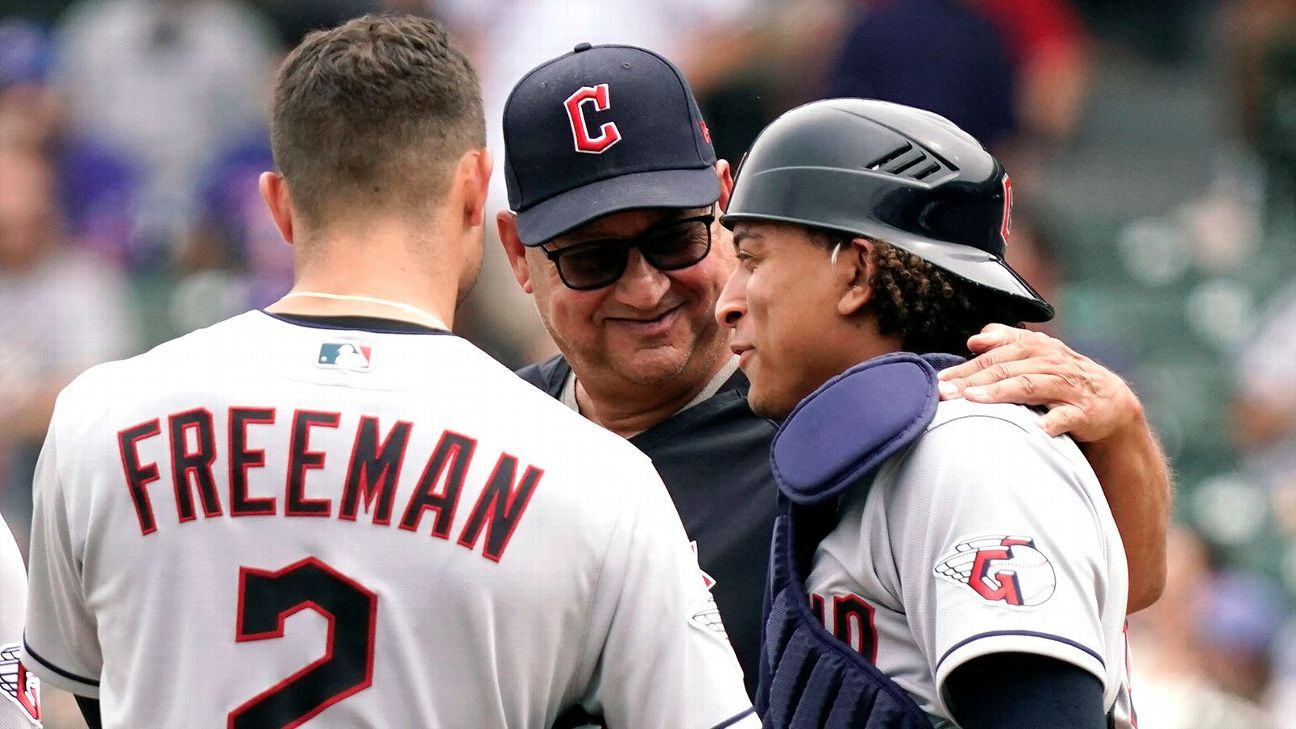 Guardians manager Terry Francona returns to dugout after health scare