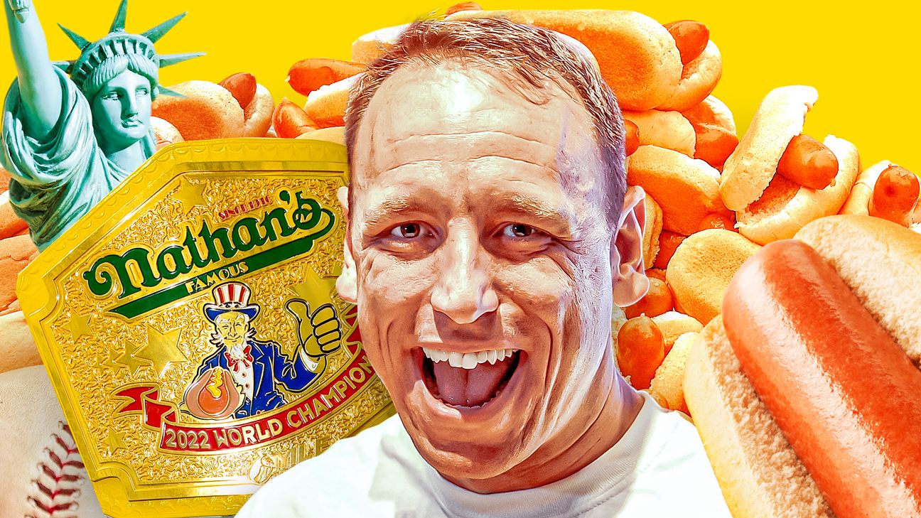 Os incríveis recorde de Joey Chestnut, o 'rei do hot dog' - ESPN