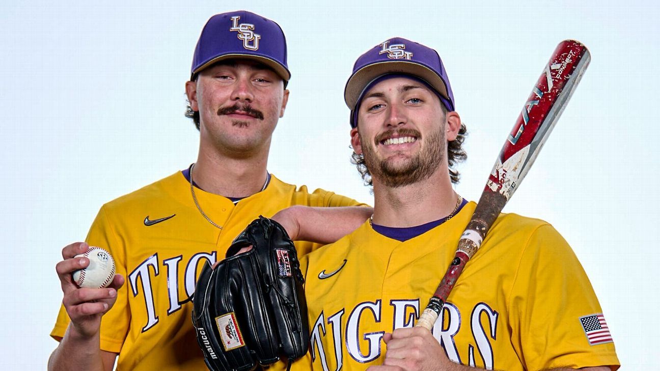 LSU's Skenes (Pirates), Crews (Nats) drafted 1-2