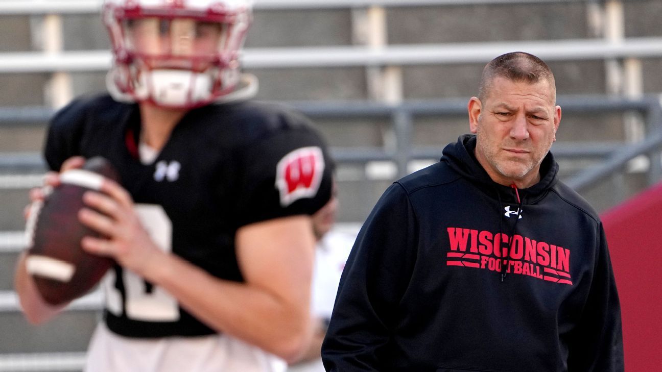 Wisconsin fires offensive coordinator after 2 years
