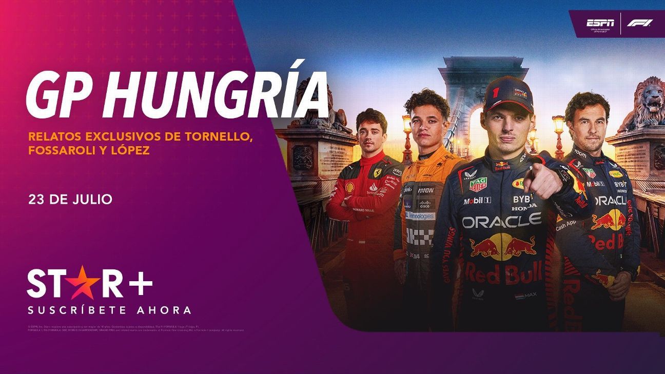 Cómo ver el Gran Premio de Hungría de Fórmula 1 ESPN