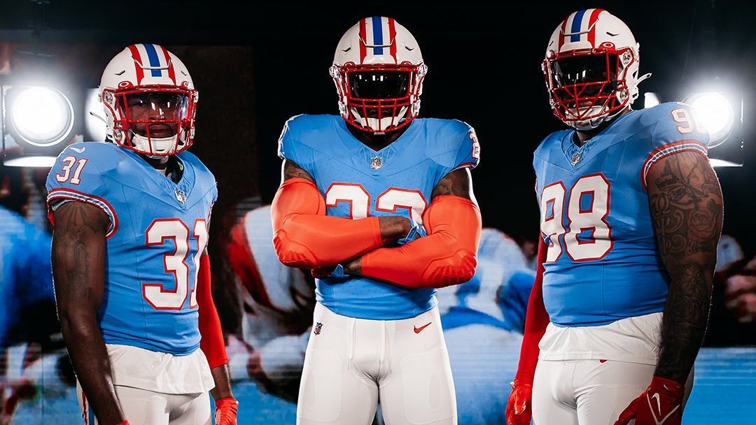 Titans utilizarán uniforme retro de Oilers esta temporada ESPN