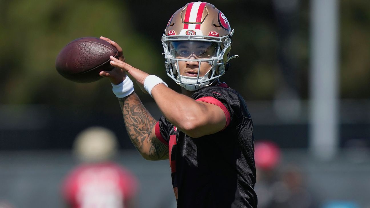 Niners deal QB Trey Lance to Cowboys for fourth-round pick - ESPN