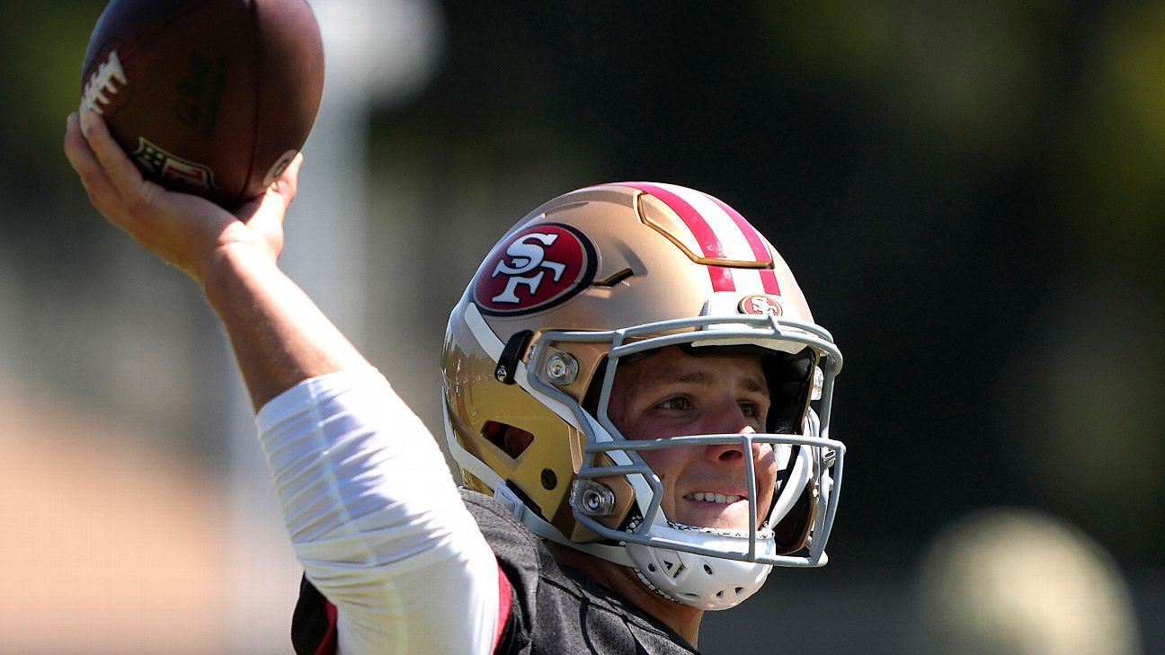 Brock Purdy cleared for practice, enters training camp as 49ers' starting  quarterback