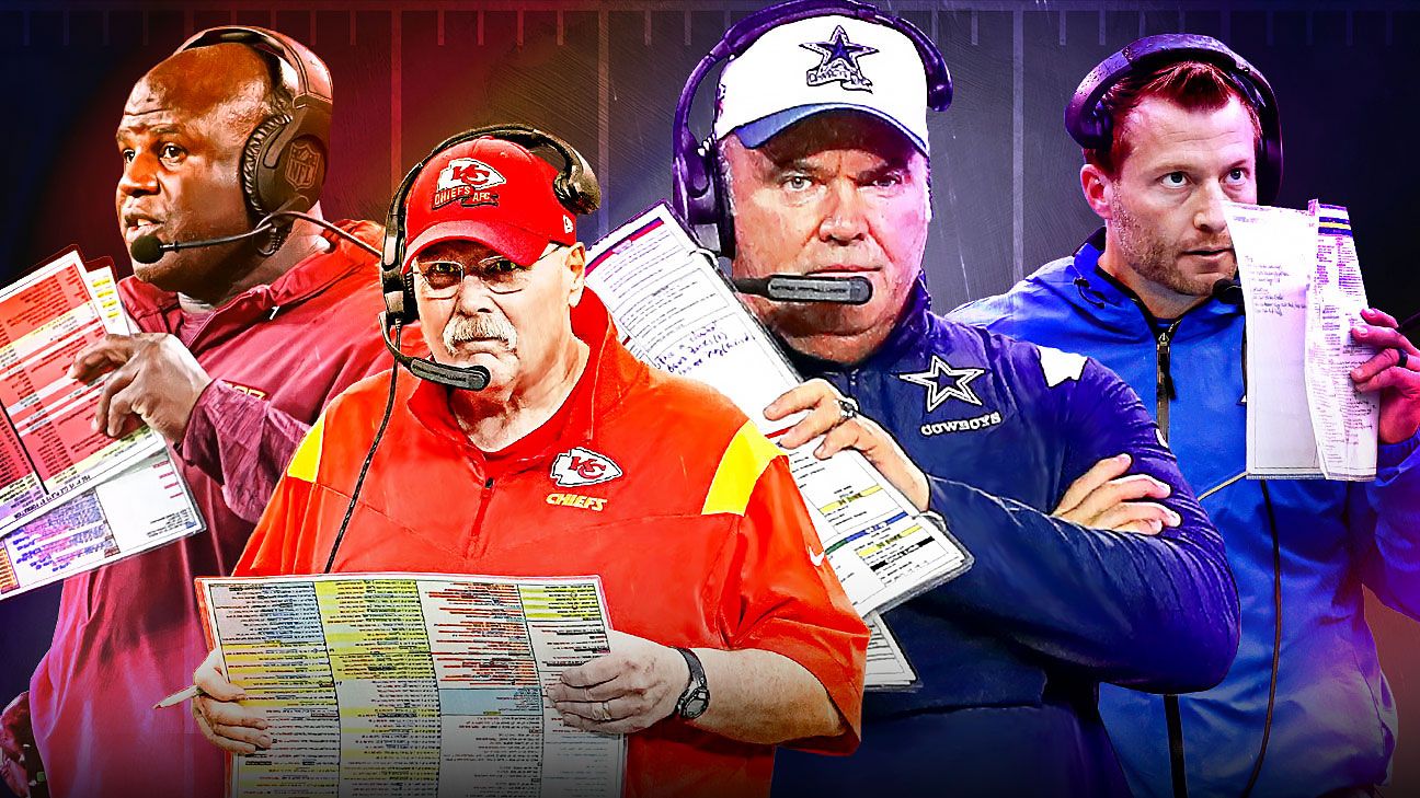 Key intel on all 32 playcallers, including McCarthy and Bieniemy in new roles