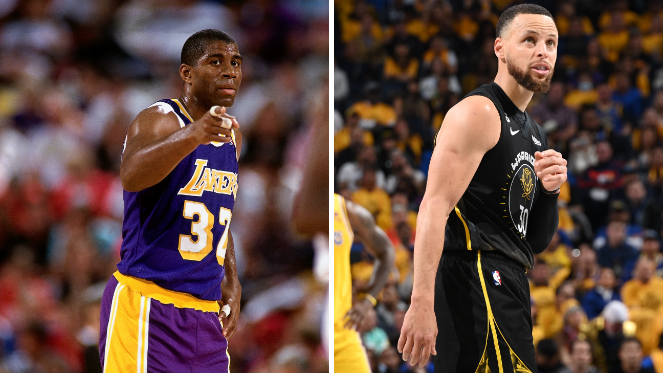 Stephen Curry or Magic Johnson? The debate for the greatest point guard of all time continues
