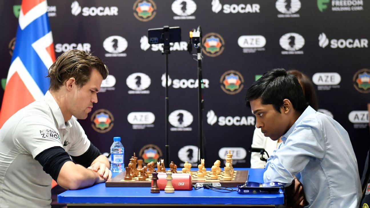 Chess World Cup: Praggnanandhaa defeats Caruana, sets up final vs