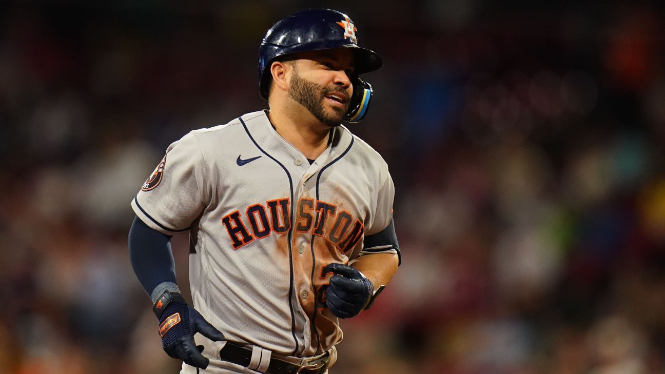 MLB Stats on X: Jose Altuve caught fire in August, reaching a