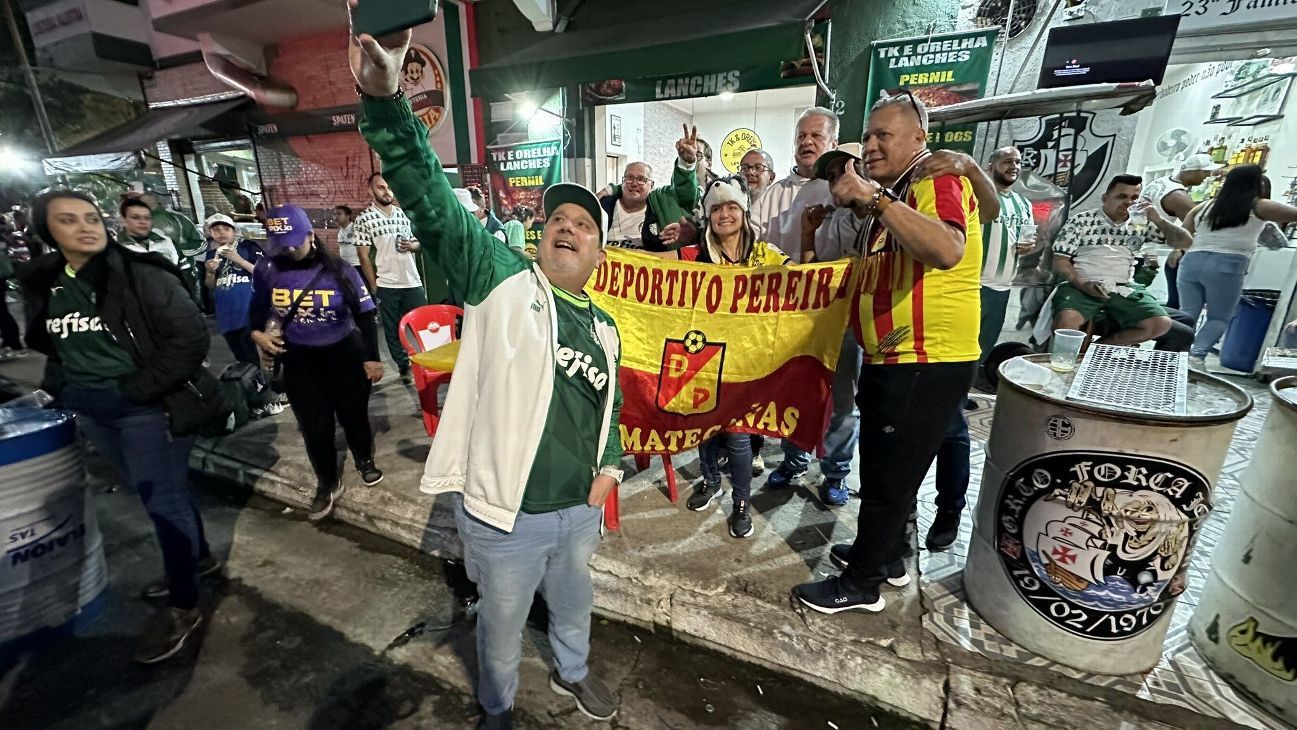 Mesmo após goleada, torcida do Pereira encara longa viagem para jogo contra o Palmeiras e se impressiona com Allianz: 