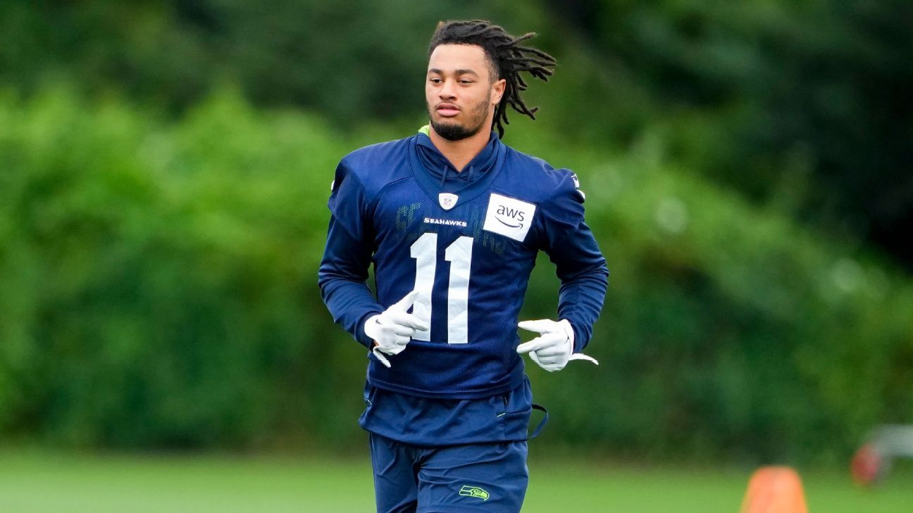 Watch: Seattle Seahawks' Jaxon Smith-Njigba catching passes days after  having wrist surgery 