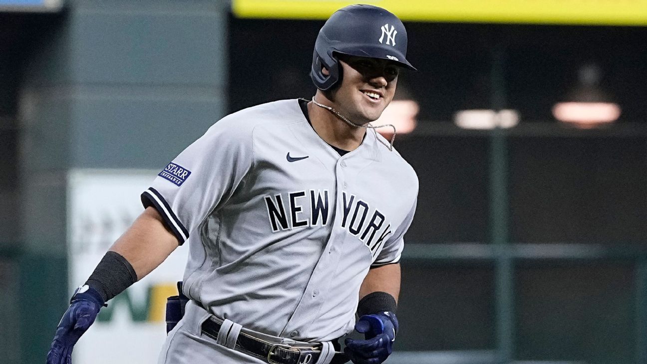Jasson Domínguez becomes youngest Yankee to homer in first at-bat