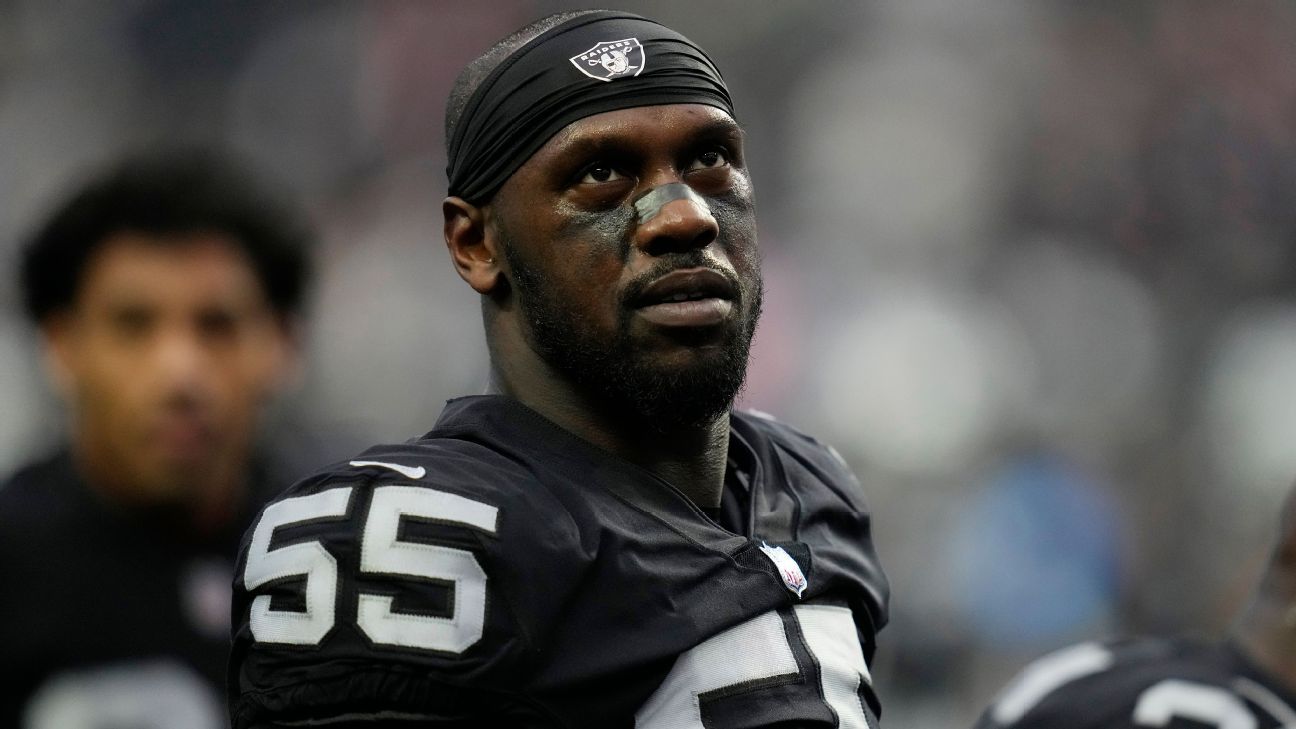 Raiders news: Chandler Jones placed on non-football illness list - Silver  And Black Pride