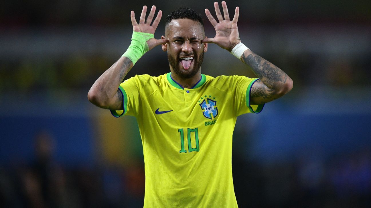 I have no words': Neymar breaks Pele's Brazil goal-scoring record