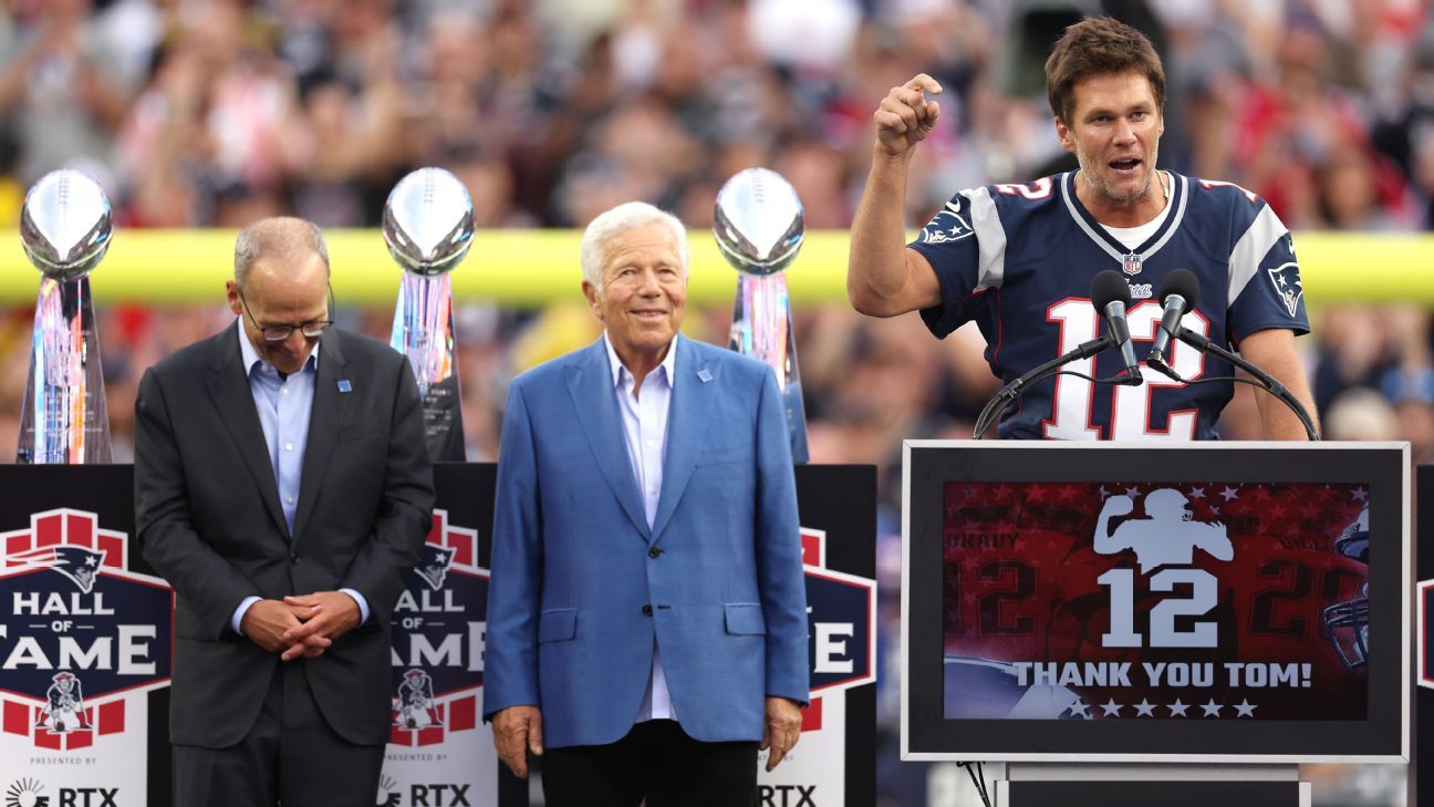 Tom Brady inducted into Patriots Hall of Fame