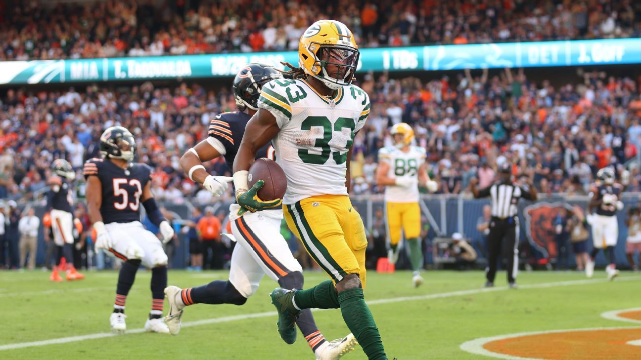 Aaron Jones among several key Packers inactive against Saints - ESPN