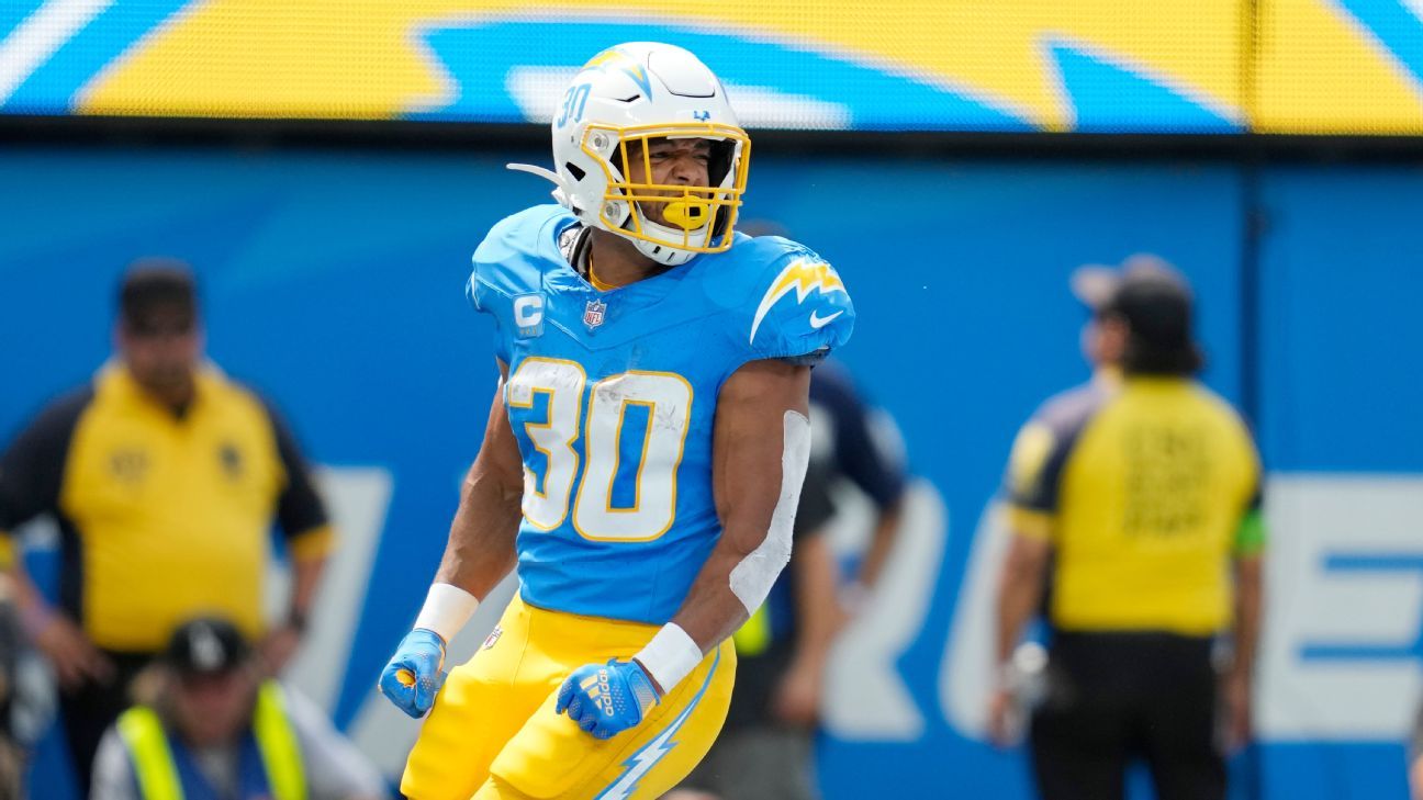 Chargers sin fecha de regreso para Austin Ekeler ESPN