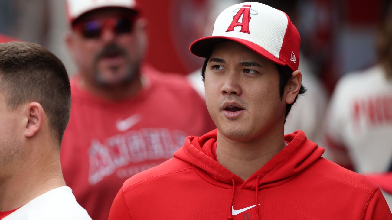 Shohei Ohtani passou por uma cirurgia no cotovelo e deve rebater no dia 24 e jogar no dia 25.