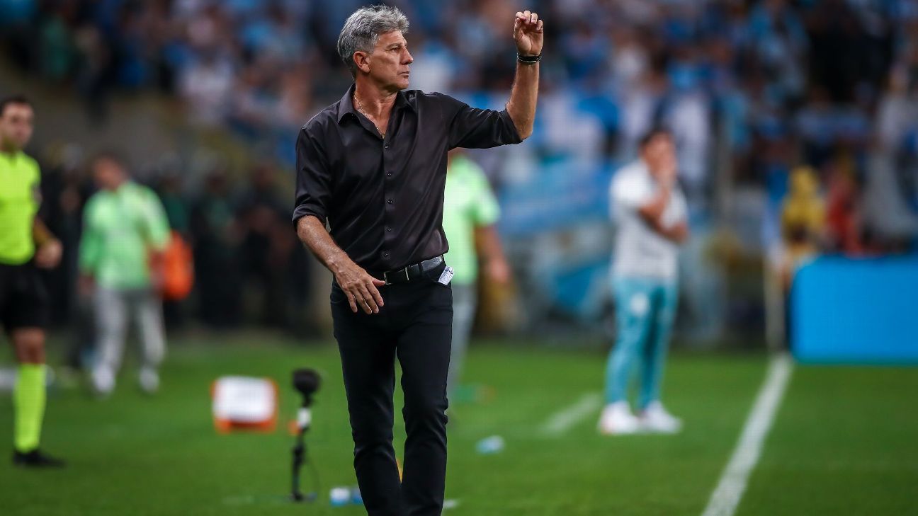 Renato Gaúcho fala em abismo financeiro entre folha salarial de Palmeiras e Grêmio: A nossa é menos da metade