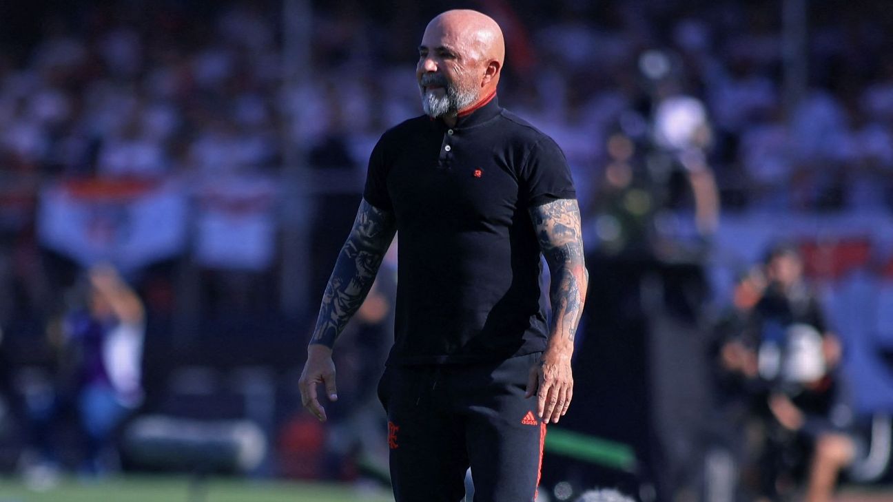 Flamengo anuncia a saída do técnico Jorge Sampaoli após vice da Copa do Brasil