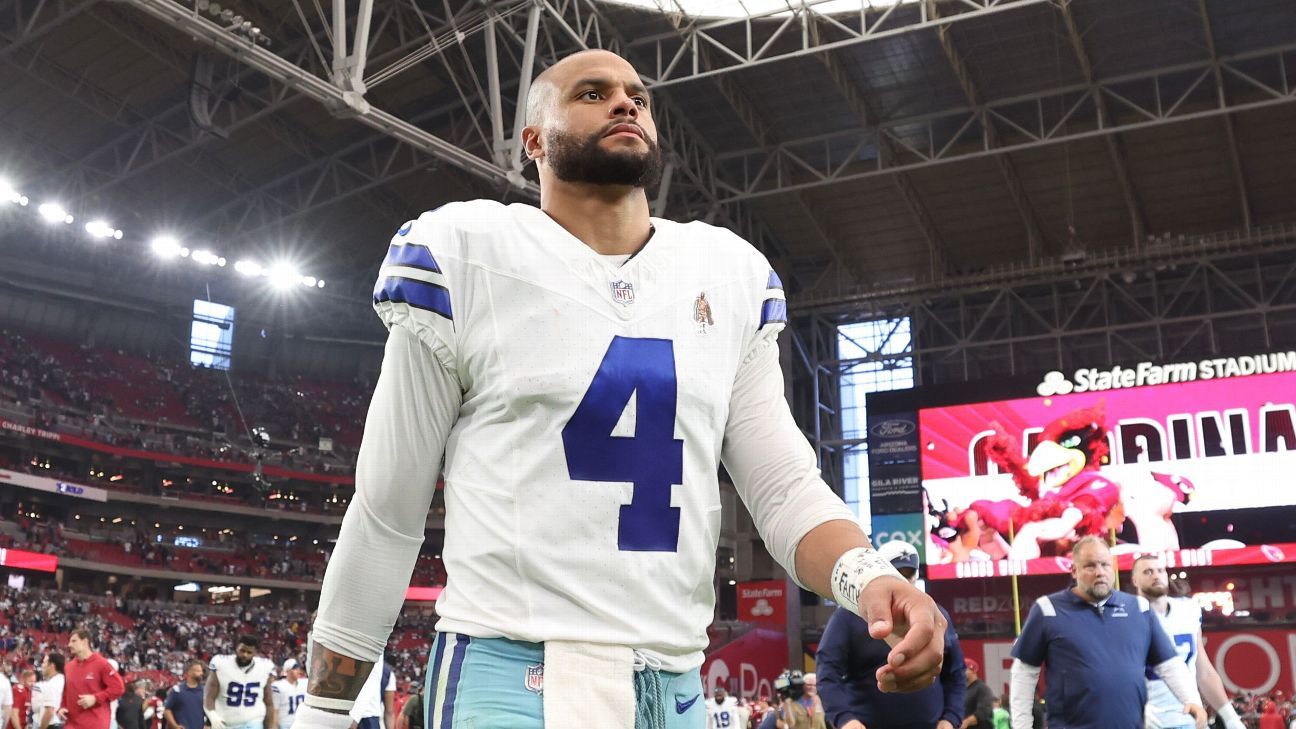 Dak Prescott, Cowboys hang 56 POINTS on Washington Football Team