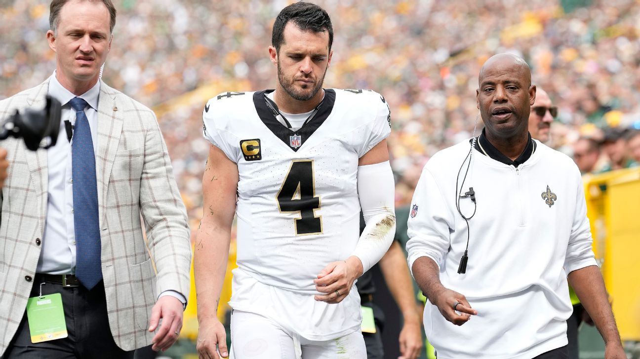 Saints Provide Big Week 4 Injury Update On QB Derek Carr