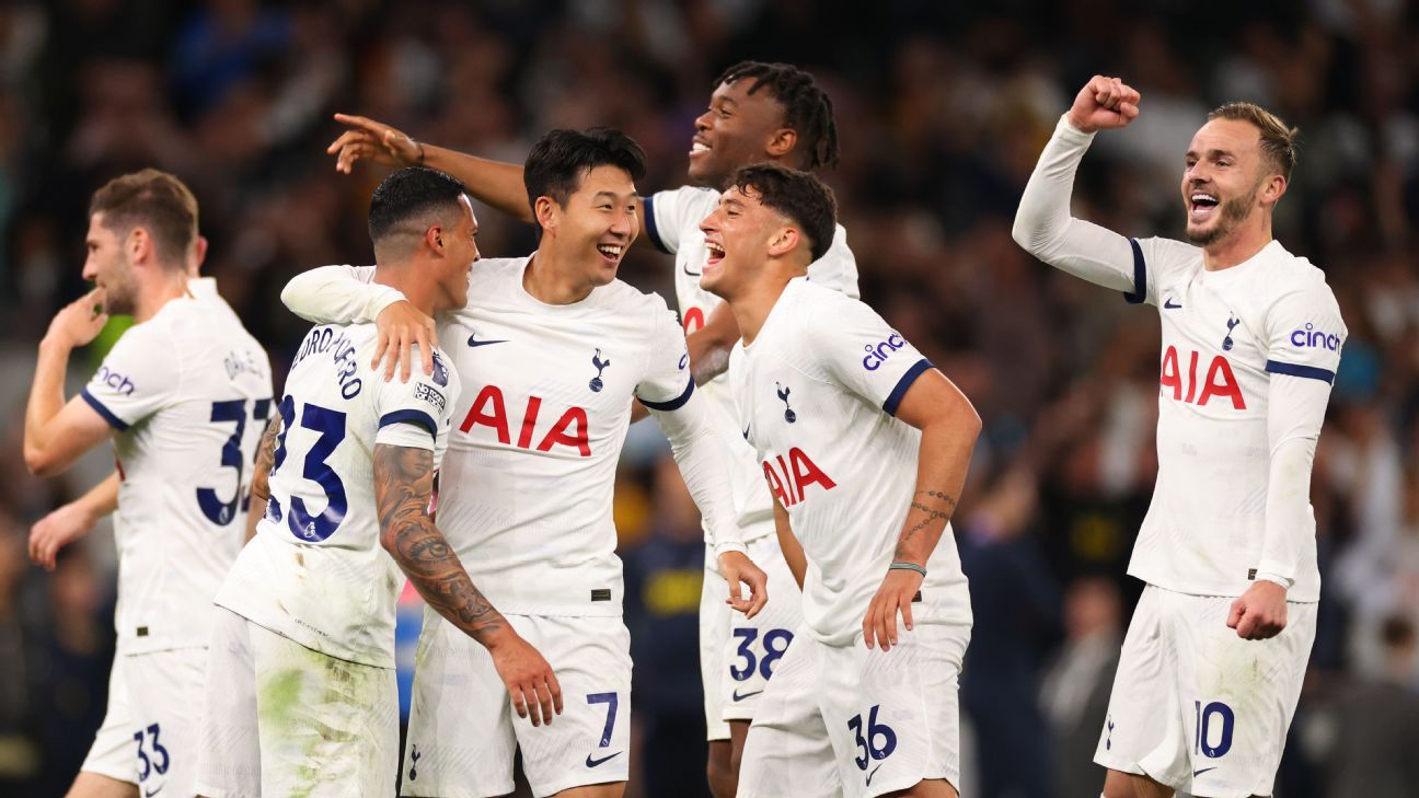 Tottenham duo named as Premier League's most entertaining players as  Postecoglou impact clear 