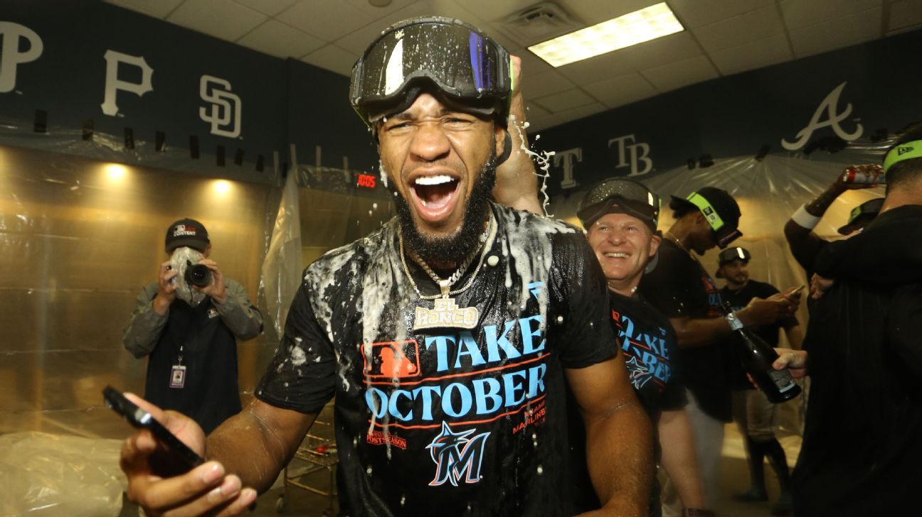 Baseball playoffs: Dodgers clinch top NL seed, Braves claim NL East,  Indians in