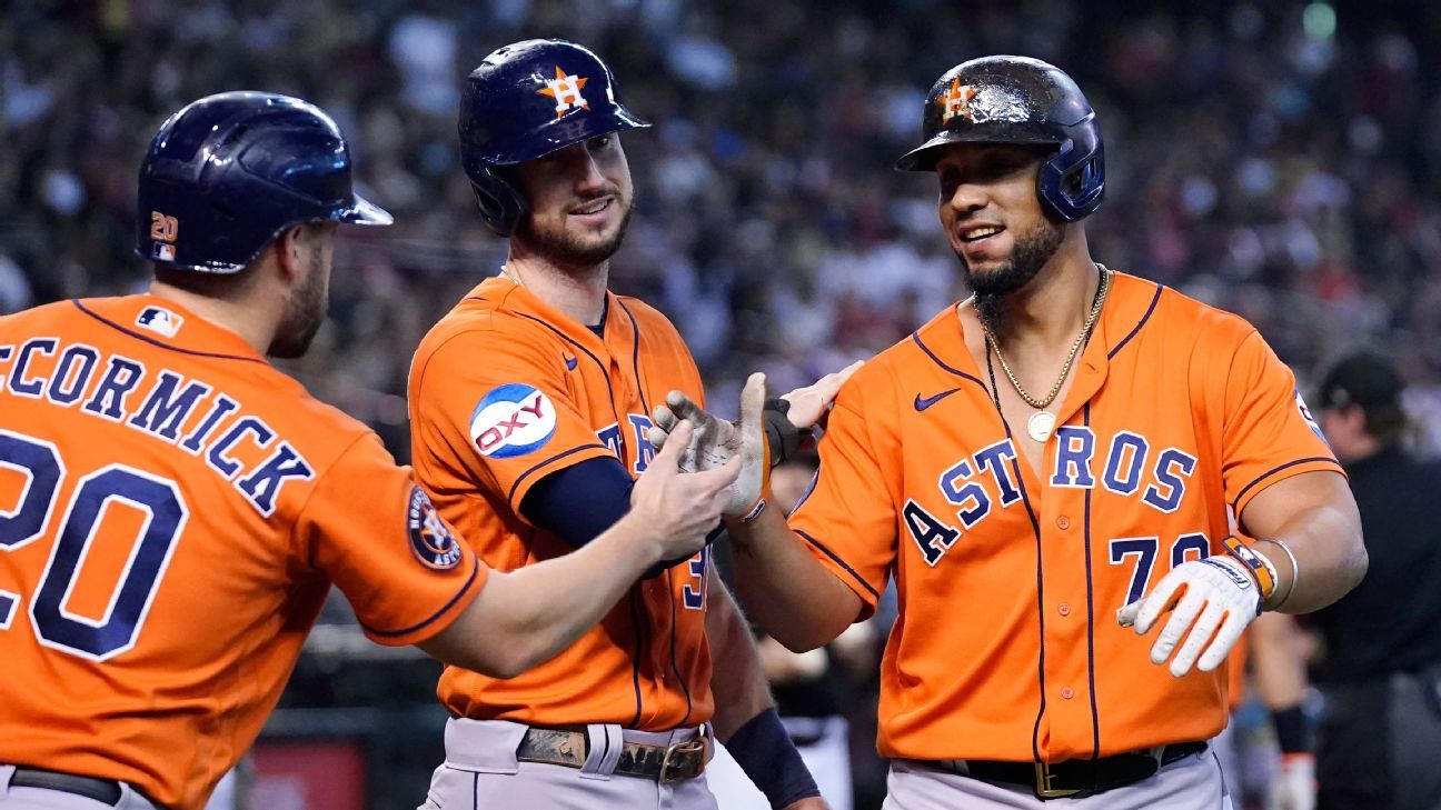 Astros' final-day playoff-clincher games