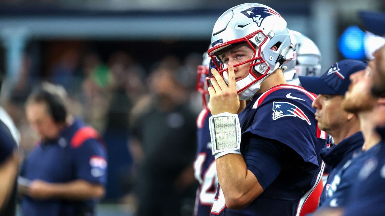 Patriots pull QB Mac Jones after 2 turnovers lead directly to Cowboys  touchdowns