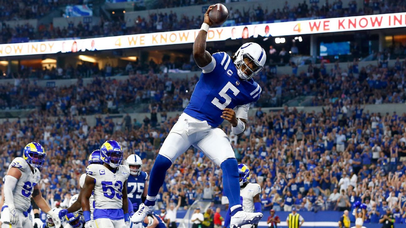 Anthony Richardson's poise under pressure keeping Colts in the game