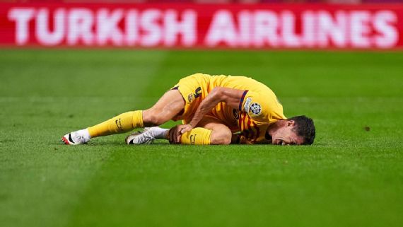 Lesión de Lewandowski lo pondría en riesgo para el Clásico, revelan fuentes - ESPN