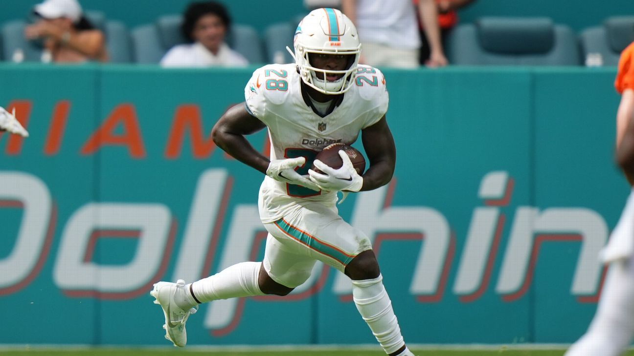 Release Candidate: Dolphins RB Salvon Ahmed