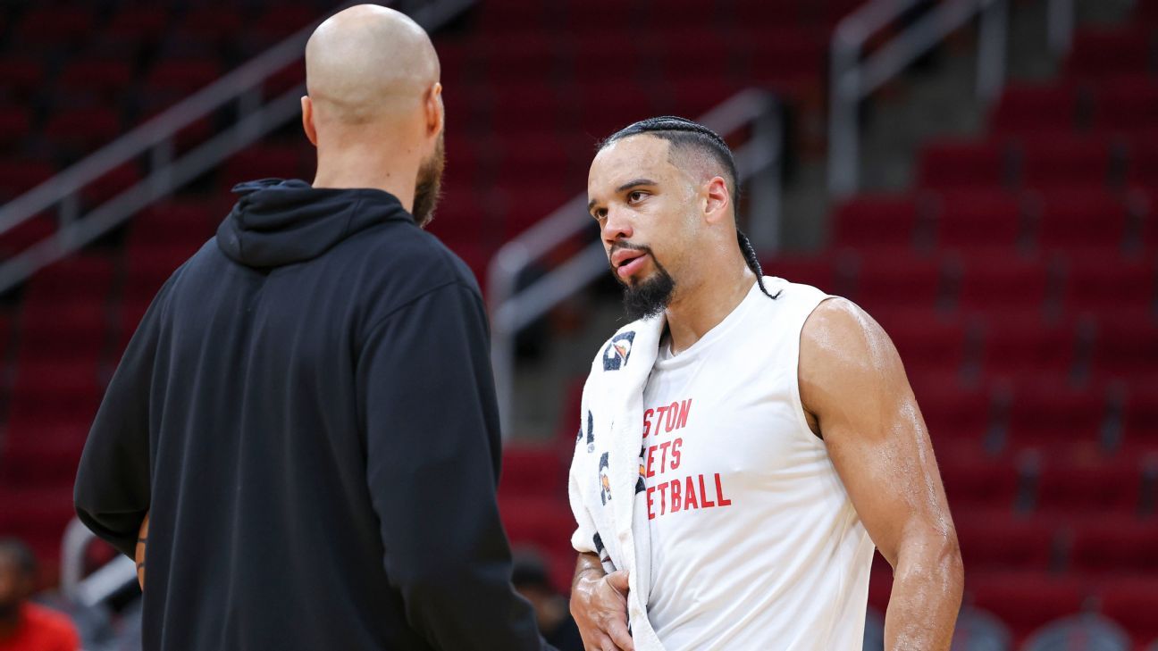 Dillon Brooks fue expulsado de su primer partido con los Rockets por una lesión en la ingle