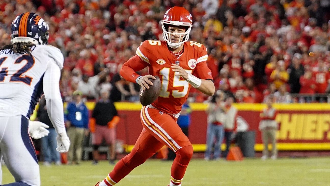 Mahomes to start for Chiefs against Broncos