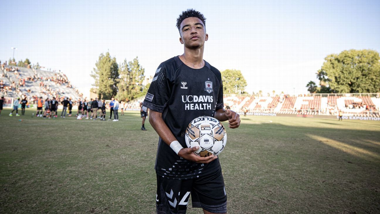 13yearold Da'vian Kimbrough YoungestEver Professional Soccer