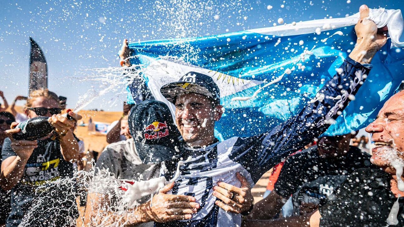 Luciano Benavides, campeón del mundo FIM cross country ESPN