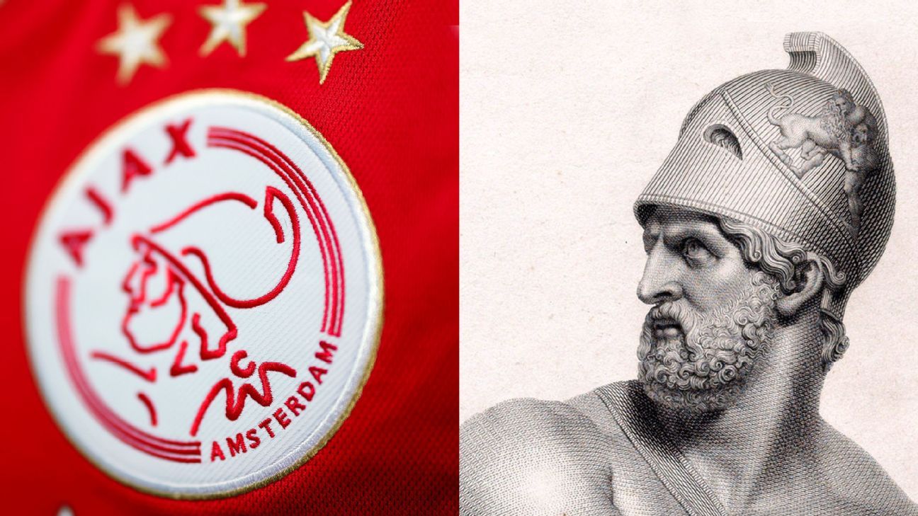 Waarom hebben Ajax en veel Nederlandse clubs namen uit de Griekse mythologie?