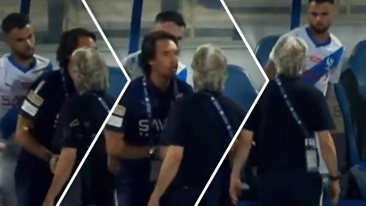 Michael se revolta, Jorge Jesus vai até ex-Flamengo para entender fúria e é contido por auxiliar durante jogo do Al Hilal