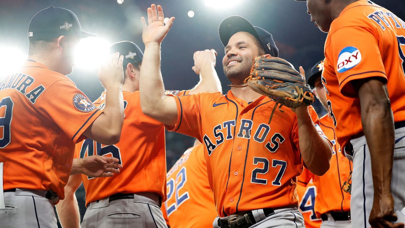 VIDEO - Houston Astros players celebrate team's First-Ever World