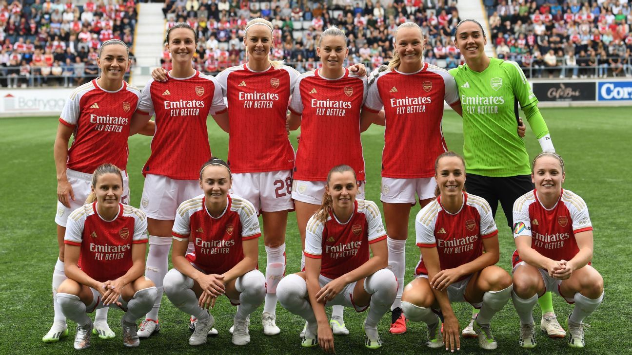 Arsenal Women acknowledge lack of diversity in team photo