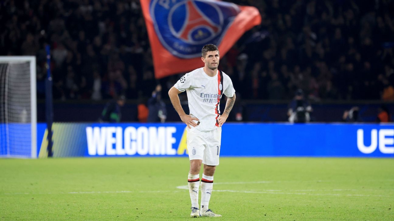 Pulisic: el Milán no se clasificó para la liga de Campeones a pesar del difícil comienzo