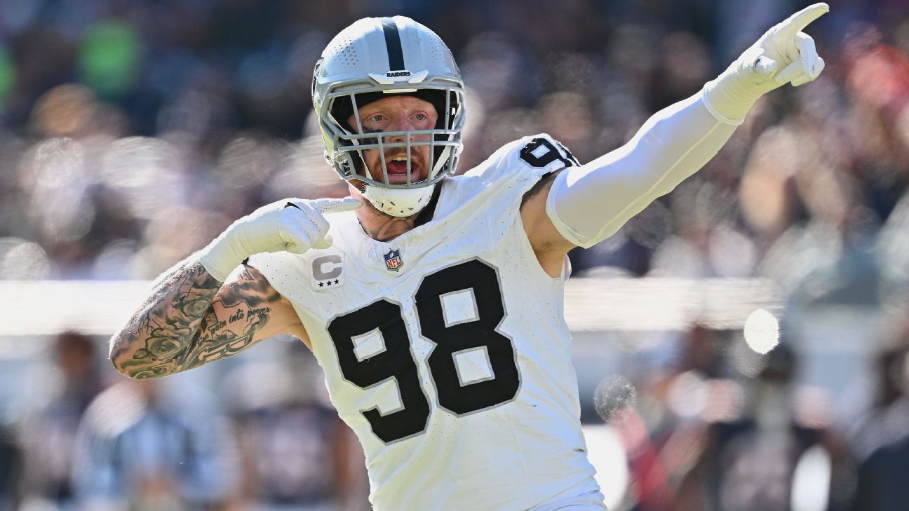 Raiders' Maxx Crosby fueled by an obsession for greatness - ESPN