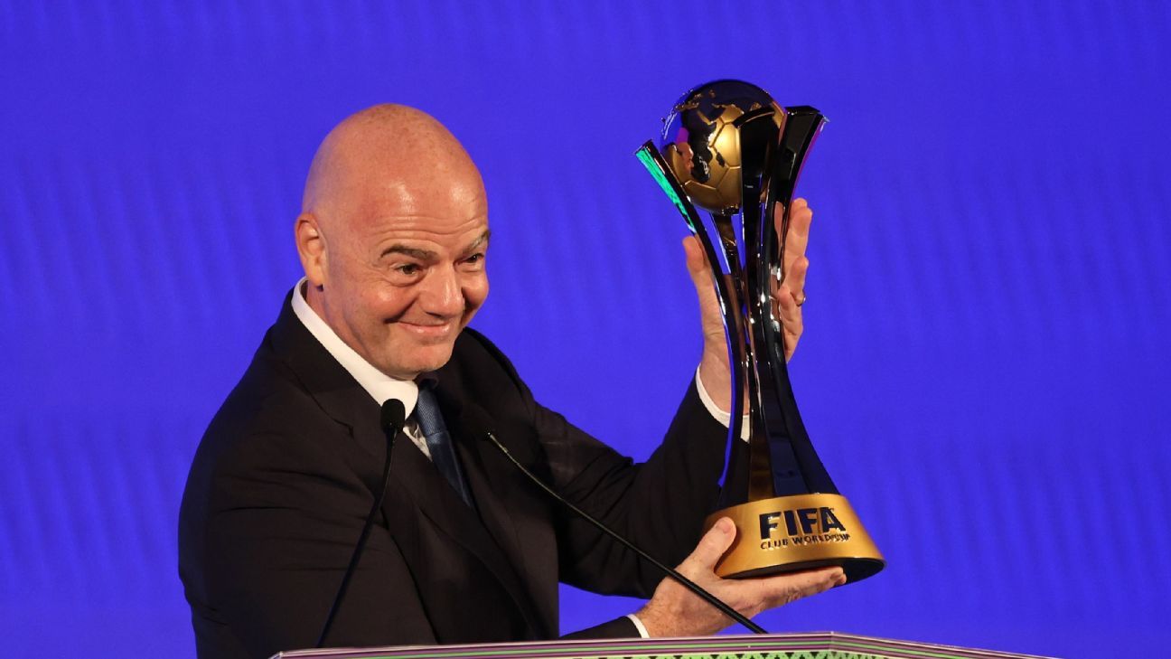 Infantino reelected as FIFA president until 2027 - ESPN