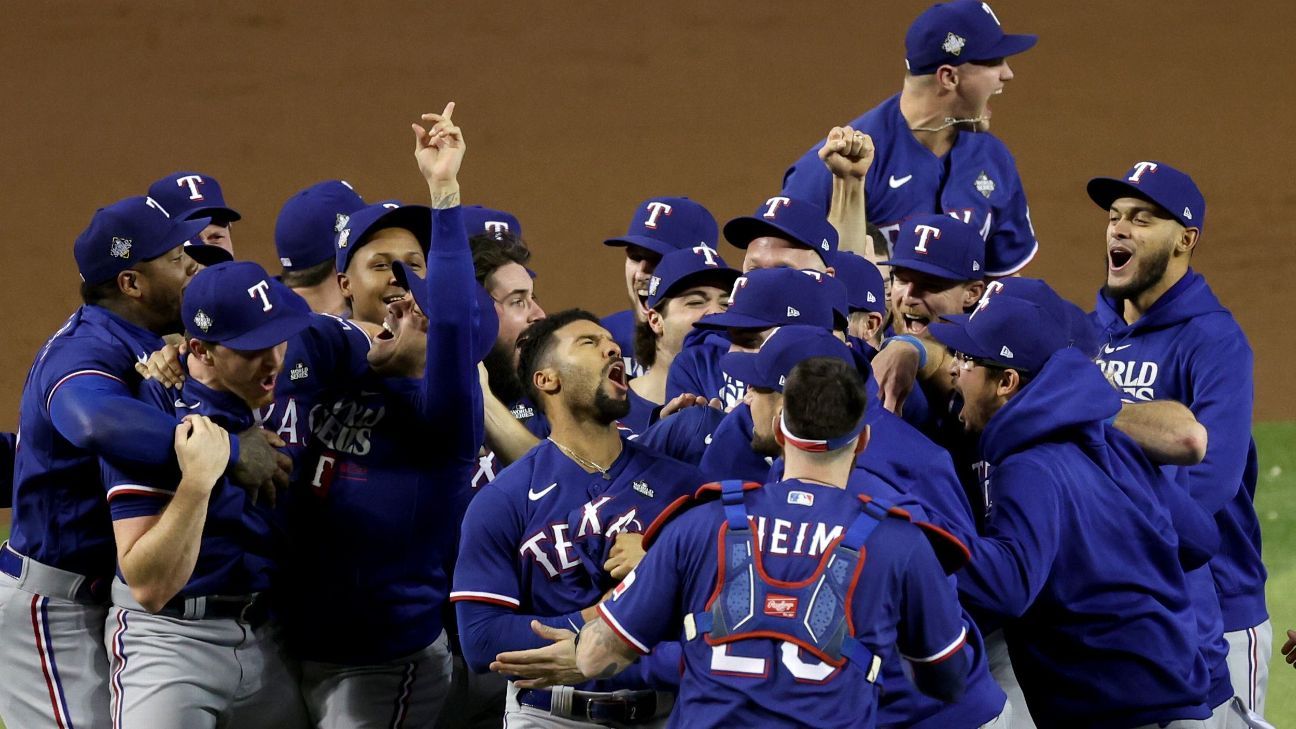 The Rangers take on the D-Backs for the franchise’s 1st World Series title